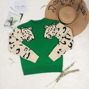 Leopard Printed Sweater
